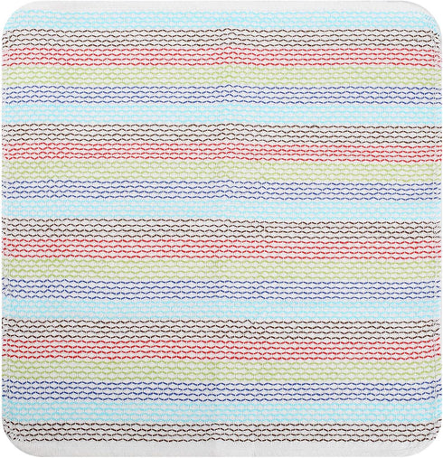 Kitchen Dish Cloths 100% Cotton Tea Towels, Soft and Absorbent, Machine Washable Kitchen Dishcloths 13 x 13 Inch Set of 8 Multi Colors...