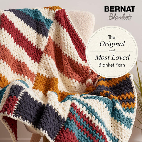 BERNAT BLANKET TWIST, HIGH TIDE...