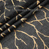 FINECITY Black Gold Sheer Curtains for Bedroom - Metallic Gold Foil Tree Branch Black Sheer Curtains 63 Inch Length Black and Gold Window Curtain ...