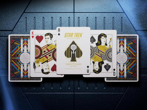 theory11 Star Trek Light Premium Playing Cards, Poker Size Standard Index, Luxury Playing Cards...