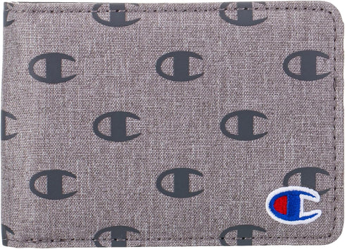 Champion Graphic Wallet, Heather Grey, One Size...