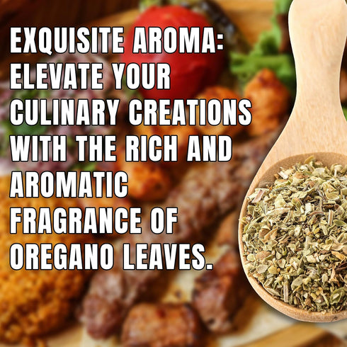 Oregano Leaves by Turkish Goodies - Dried Oregano Herb Flakes - Aromatic, Perfect for Gourmet Cooking, Pizza Seasoning, Mediterranean Dishes - 1.4...