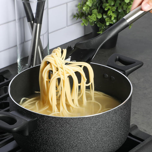 Oster Baldwyn 13" Nylon Spaghetti Server - Black w/Stainless Steel Handle...