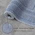 Jean Pierre - Stonewash Racetrack Bath Rug, Cotton, Premium Bathroom Decor, Machine Washable, Highly Absorbent, Measures 17" x 24", Washed Blue...