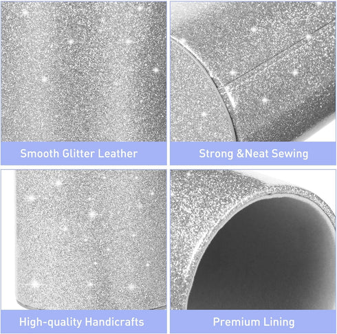 Pen Holder with 6 Pcs Bling Diamond Pens, Pencil Cups for Desk Glitter Bling Desk Organizer Makeup Brush Holder for Women Girls Classroom Offices ...