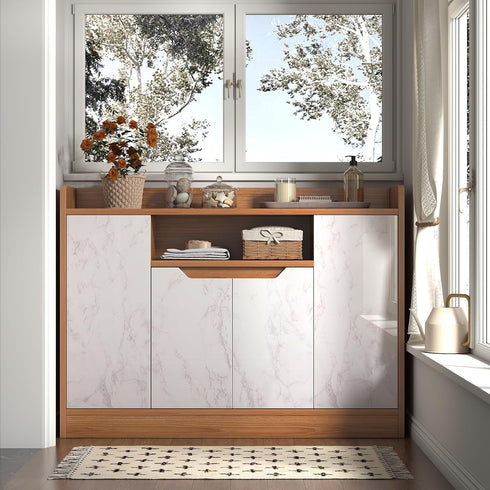 Marble Wallpaper Peel and Stick Wallpaper White Marble Contact Paper for Countertops 15.7“×78.7”Waterproof Wallpaper Self Adhesive Removable Wallp...
