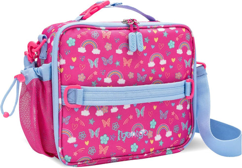 Bentgo Kids Lunch Bag - Double-Insulated, Reusable Lunch Bag for Kids 3+ with Adjustable Strap; Holds Lunch Box/Water Bottle/Snacks; Easy-Clean, W...