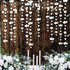 52Ft Valentines Day Party Decorations White Heart Garland White Love Heart Hanging Paper Streamer Banner for Wedding Anniversary Bridal Shower Eng...