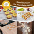 P&P CHEF 9 Inch Baking Sheet Pan with Rack Set, Stainless Steel Cookie Sheet Pan Tray with Cooling Rack for Oven Use, Cooking Roasting, Non Toxic ...