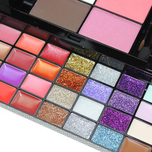 Makeup Kit for Women Full Kit Eyeshadow Facial Blusher Eyebrow Powder Face Concealer Powder Eyeliner Pencil Ultimate Color Combination 74 Colors M...