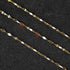 UMAOKANG 5 Meters Stainless Steel Jewelry Chain Enamel Chain for Jewelry Making Gold Plated Chain with Jump Rings and Lobster Clasps...