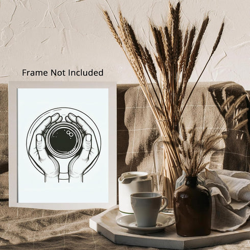 Posterizer 1 pcs-Girly minimal aesthetic design for coffee lovers-Miscellaneous-Abstract & Modern Art-Living Room Bedroom Decor- UNFRAMED Wall Art...