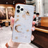 Bonitec for Apple iPhone 11 Pro Max Case 3D Bling Planet Glitter with Space Sparkle Moon Star Universe Flexible Soft TPU Transparent Clear Shockpr...