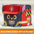 Rubble & Crew Stuffed Animals, Charger, 4-Inch Cube-Shaped Plush Toy for Kids Ages 3 and Up...