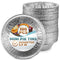 LEGLO 100 Pcs Disposable Egg Tart Tins - 2.9" Aluminum Mini Pie Tins, Quality and Durable Material, Easy to Use and Oven Safe, Moisture and Odor R...