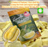 Durian King of Fruit Vacuum Freeze Dried Fresh Durian Monthong Made from Real Fruit 50 Gram or 1.75 Ounce Pack of 2...