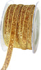 May Arts 3/8-Inch Wide Ribbon, Gold Metallic Velvet...