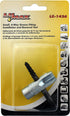 LUMAX LX-1426 Silver Small Four-Way Grease Fitting Tool. Small for ¼-28 Threads. All-in-One Tool to Install New Straight and Angle-Type Fittings....