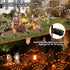 Scary Eyeballs Solar Halloween Lights Outdoor,2PACKS 12LED Halloween Decorations with 3D Floating Scary Eyeballs Magic Lights,Solar Spooky Lights ...