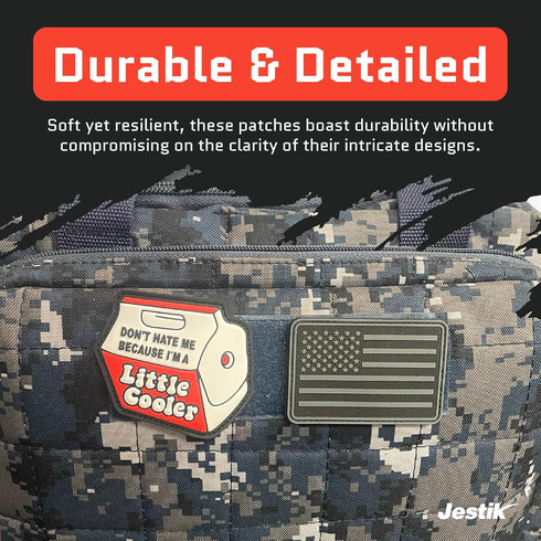 Little Cooler Creative Humor Military Tactical Morale Patch - Funny Tactical Patches, PVC Rubber Hook & Loop Fastener, Patches for Backpacks, Mili...