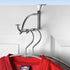 Spectrum Diversified Designs Hanger Holder & Hook, Extender Over-the-Door Closet, Bedroom & Laundry Room, Hanging Clothes Drying Rack, Chrome...