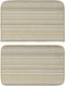 Garland Rug Carnival Stripe Non-Slip Recycled 2-Piece Rug Set Random Earthtone Stripes Area Rug – Modern, Stain-Resistant, Ideal for Living Rooms ...