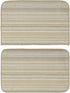 Garland Rug Carnival Stripe Non-Slip Recycled 2-Piece Rug Set Random Earthtone Stripes Area Rug – Modern, Stain-Resistant, Ideal for Living Rooms ...