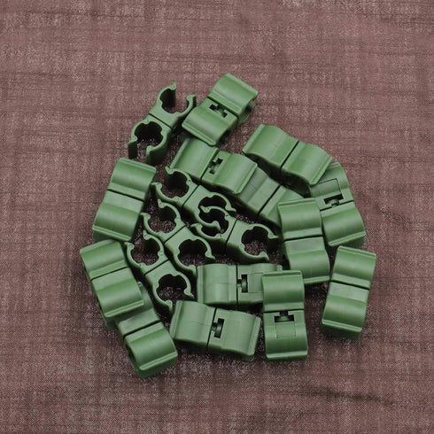 Create idea 50Pcs Plant Trellis Cane Connector, Climbing Rattan Stent Accessories Plant Connector Stake Clip for Garden Orchard Tomato Cage 11mm...