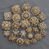 24 pcs Gold Rhinestone Brooch Crystal Brooch Wedding Invitation Cake Decoration Brooch Bouquet Kit Wholesale AMBR680...