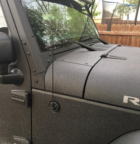 AntennaMastsRus - 15 Inch Black Antenna is Compatible with Ford F-150, F-250, F-350, F-450, F-550, F-600, F-650, Raptor (1950-2025) - Bronco | Dod...