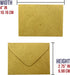 Iconikal Kraft Mini Special Occasion Envelopes, 4 x 2.75 inches, 100-Count...