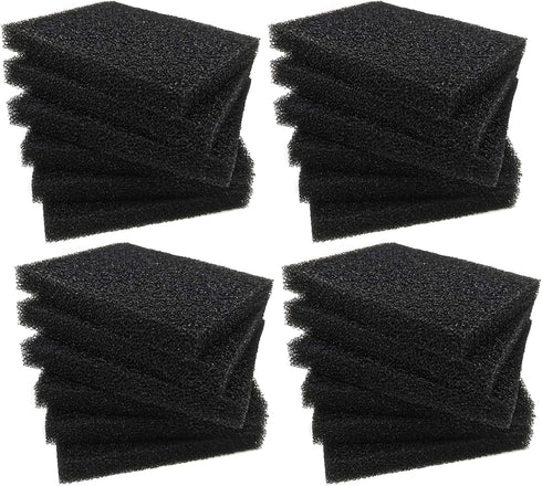 Aquarium Bio Fitler Media Sponge, 6.28 x 5.5 x 0.78 inch 24 Pcs Foam Filter Pad Inserts for ML350...