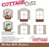 CottageCutz CC-357 Dies-Window W/Shutters 2.4 inches to 3.8 inches , White...