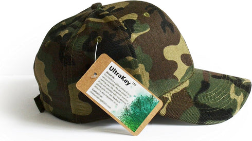 UltraKey Mens Womens Army Military Baseball Cap Camouflage Hats for Hunting Fishing Outdoor Activities...