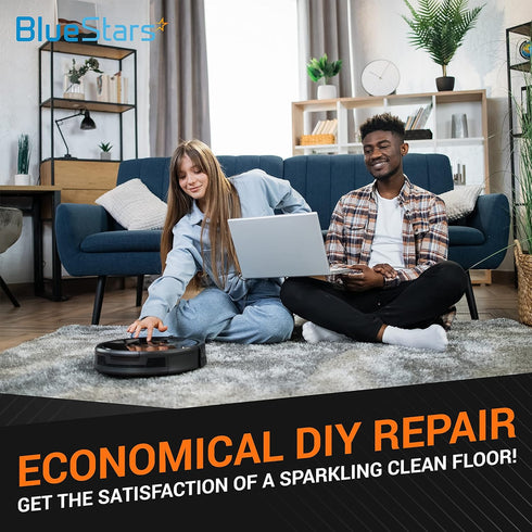 BlueStars Pack of 8 Ultra-Durable Side Brush Replacement for Deebot Compatible with Deebot 711 711S 710 661 D601 Deebot 500 N79 N79s N79se DN622 R...