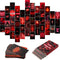 50PCS Red Neon Aesthetic Pictures Wall Collage Kit, Neon Red Photos Collections Collage Dorm Decors for Girl Teens and Women, Trendy Wall Prints K...