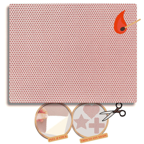 Full Sheet Adhesive Match Striker Sticker Paper (8.5"x11") | Replacement Stryker Stricker for Safety Matches | Peel & Stick Flint Lighter Dot Pad ...