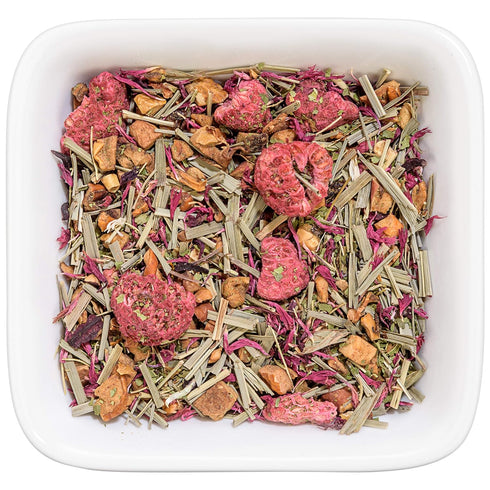 Tealyra - Raspberry Relaxation - Herbal Loose Leaf Tea - Lemon Verbena - Hibiscus - Lemongrass - Calming Relaxing Bed Time Tea - Caffeine Free - 2...