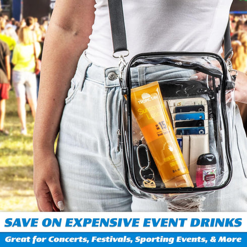 GoPong Sunscreen Flask 2 Pack (16 oz Total) - Hidden Alcohol Travel Flasks - 2 Secret Liquor Containers for Beaches, Cruises, and Sports Events...