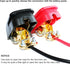 MOTOPOWER MP69011 Battery Quick Release Connectors Battery Quick Disconnect Terminals (Red & Black)...