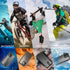 inkolelo Compatible with iPhone 15 Pro Waterproof Case, Built-in Screen Full-Body Protector with Floating Strap IP68 Waterproof Case- Matte Black/...