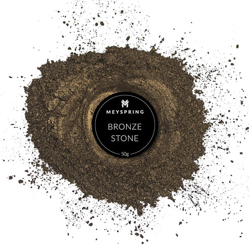 MEYSPRING Bronze Stone Epoxy Resin Color Pigment - 50g - Mica Powder for Epoxy...