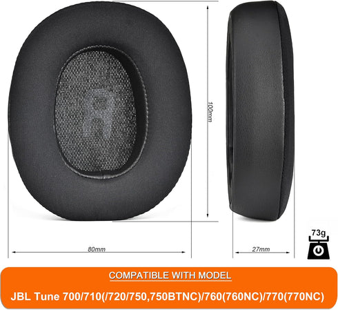 Cooling Gel Ear Pads Replacement Cushions Compatible with JBL Tune 700(700BT)/710(710BT)/720(720BT)/750(750BT,750BTNC)/760(760NC)/770(770NC) Headp...