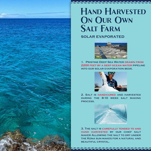 Sea Salts of Hawaii Molokai Kiawe Mesquite Smoked Hawaiian Sea Salt, 4 Ounce Bottle - Made in Hawaii...