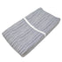 American Baby Company 2 Pack Printed 100% Cotton Knit Fitted Contoured Changing Table Pad Cover - Compatible with Mika Micky Bassinet, Gray Stripe...