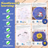 FMTYAOIU Embroidery Kits for Beginners 4 Sets, Cross Stitch with Stamped Patterns and Instructions, Needlepoint Funny Hobby Kits with Embroidery H...