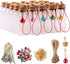 25pcs Small Glass Bottles with Cork Stoppers DIY Art Craft Storage 10ml Mini Glass Vials,Tiny Jars for Wedding Party Favors Home Decoration with C...