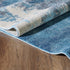 LUXE WEAVERS Abstract Distressed Area Rug, Blue 2x3...