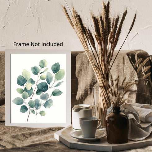 Posterizer 1 pcs-plant leaves-Chic art for plant lovers 9-Floral & Botanical Art-Workplace & Office Art-Living Room Bedroom Decor- unframed wall a...