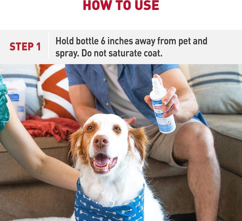 Nature's Miracle Freshening Spray For Dogs Freshens Dog’s Coat Between Baths And Neutralizes Tough Odors With Sunkissed Breeze Scent, 8 Ounces...